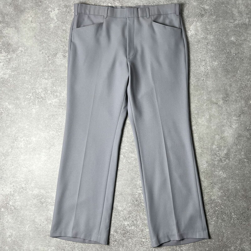 80s Levis アクション スラックス パンツ 38 30 / 80年代 ビンテージ リーバイス ACTION SLACKS スタプレ テーパード グレー 【中古】 古着 アメリカ古着 USED ユーズド 中古 VINTAGE US古着 アメカジ
