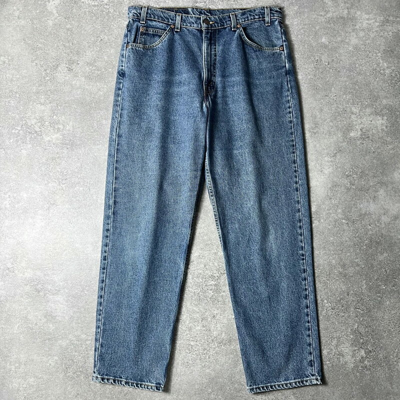 90s USA製 Levis 550 デニム パンツ 36 30 / 90年代 リーバイス アメリカ製 オールド ジーンズ ジーパン テーパード 【中古】 古着 アメリカ古着 USED ユーズド 中古 VINTAGE US古着 アメカジ