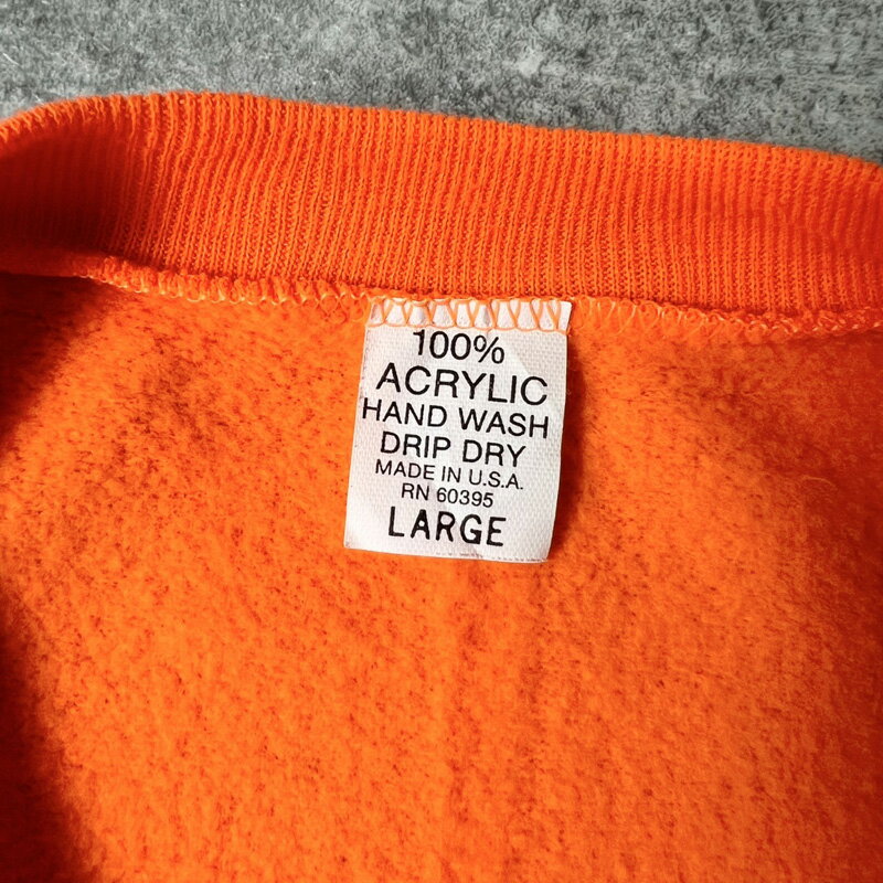 ミントコンディション 80s USA製 無地 スウェット トレーナー L / 80年代 アメリカ製 ビンテージ オレンジ スエット 【中古】 古着 アメリカ古着 USED ユーズド 中古 VINTAGE US古着 アメカジ