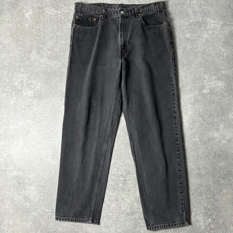 90s Levis 550 0260 ブラック デニム パンツ 36 32 / 90年代 リーバイス オールド ジーンズ ジーパン 黒 テーパード 【中古】 古着 アメリカ古着 USED ユーズド 中古 VINTAGE US古着 アメカジ