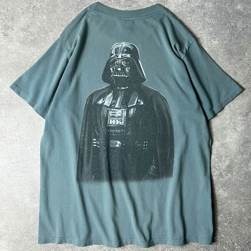 Rakuten - 90s USA製 スターウォーズ オフィシャル ダースベイダー パロディ 両面 プリント 半袖 Tシャツ L / 90年代 アメリカ製 ムービー シングル ステッチ 【中古】 古着 アメリカ古着 USED ユーズド 中古 VINTAGE US古着 アメカジ