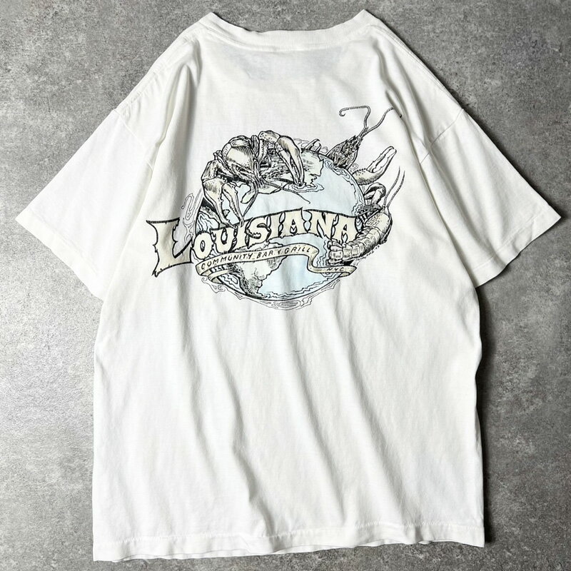 Rakuten - 90s USA製 1993 両面 企業物 プリント 半袖 Tシャツ L / 90年代 アメリカ製 オールド 企業 シングル ステッチ 企業 【中古】 古着 アメリカ古着 USED ユーズド 中古 VINTAGE US古着 アメカジ