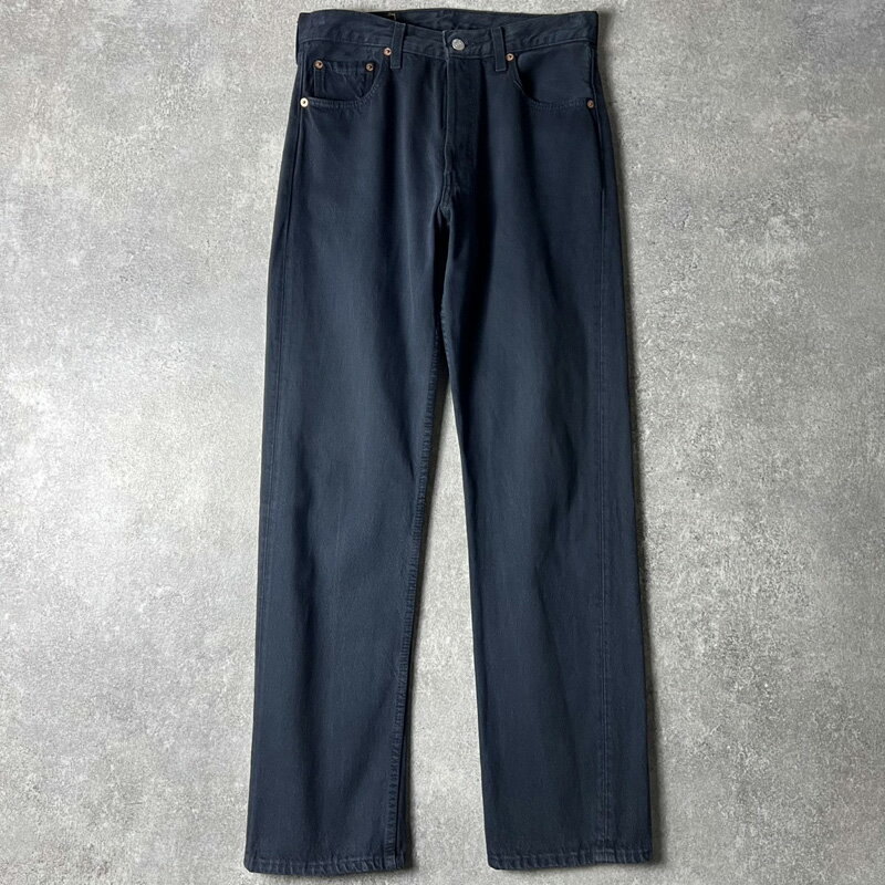 Rakuten - 90s Levis USA製 501 ブラック デニム パンツ 30 30 / 90年代 アメリカ製 リーバイス オールド ジーンズ ジーパン 黒 ストレート