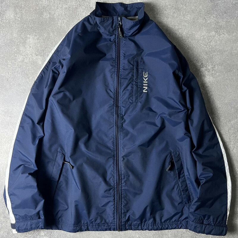 Rakuten - 00s NIKE ライナー付き フルジップ ナイロン ジャケット XL / Y2K 00年代 オールド ナイキ スウォッシュ スウッシュ ワンポイント