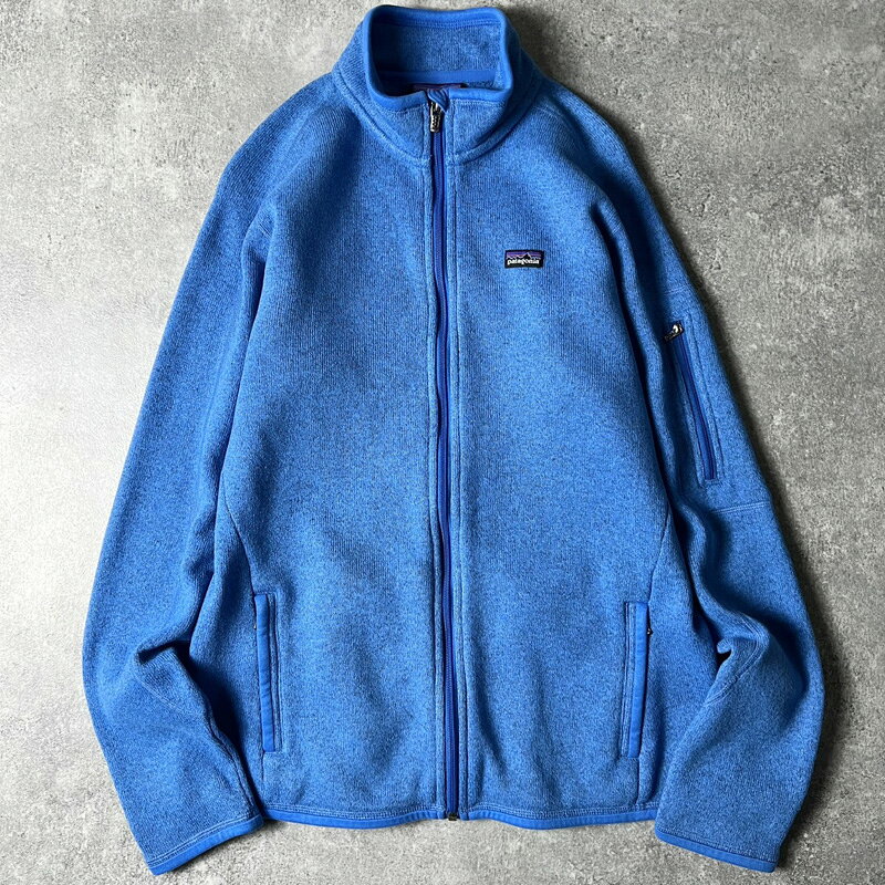 Rakuten - 13年製 Patagonia フルジップ ベターセーター ジャケット L / パタゴニア フリース ハイネック ブルー 青 レディース