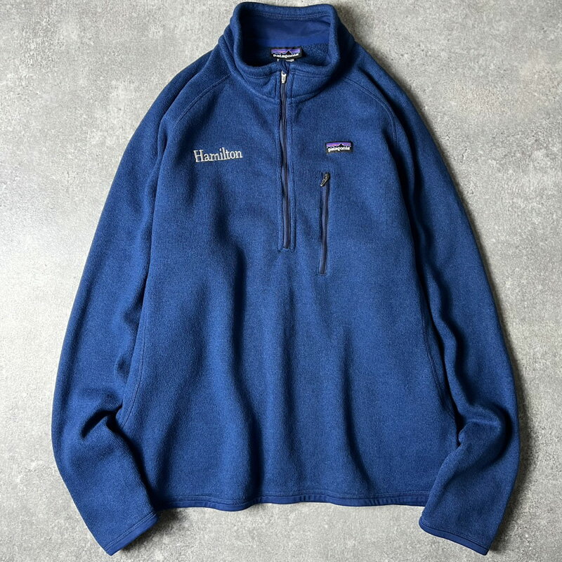 Rakuten - 13年製 Patagonia ハーフジップ ベターセーター ジャケット L / パタゴニア フリース プルオーバー 企業 企業物 ネイビー ブルー