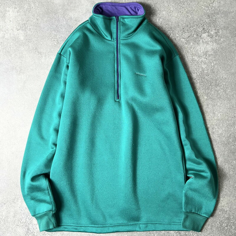 80s 89ǯ�� USA�� Patagonia �ϡ��ե��å� ����ץ꡼�� �ե꡼�� �������� M / 80ǯ�� ����ꥫ�� �ӥ�ơ��� �ѥ����˥� ����T C...