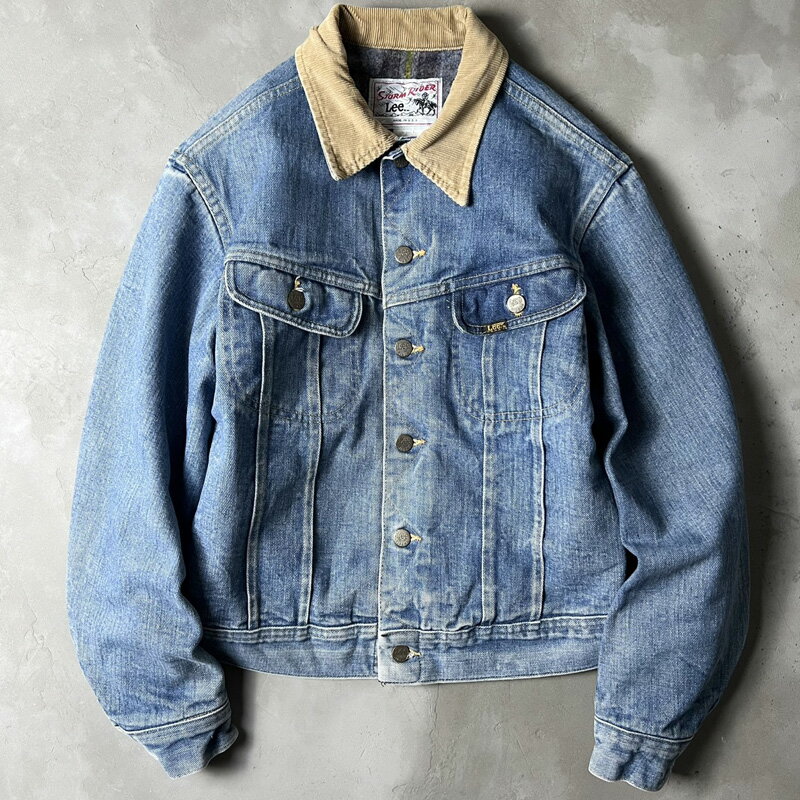 70s 80s USA製 Lee STORM RIDER 220-0141 デニム ジャケット L / 70年代 80年代 アメリカ製 ビンテージ ストームライダー ブランケット ライナー 【中古】 古着 アメリカ古着 USED ユーズド 中古 VINTAGE US古着 アメカジ