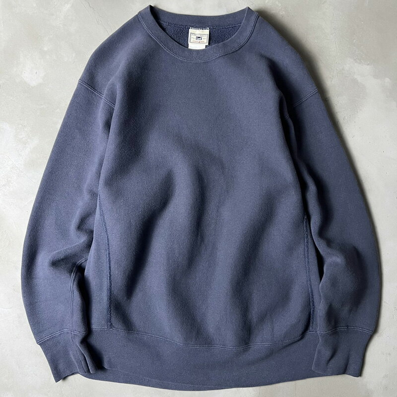Rakuten - 雰囲気系 90s Lee 無地 RWタイプ スウェット トレーナー / 90年代 オールド リー リバース 目無し ナス紺 ネイビー 【中古】 古着 アメリカ古着 USED ユーズド 中古 VINTAGE US古着 アメカジ