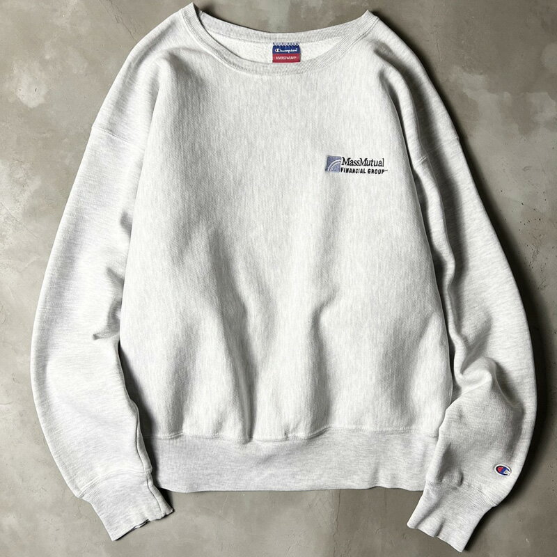 Rakuten - 00s Champion 企業 ロゴ 刺繍 リバースウィーブ スウェット トレーナー XL / 00年代 オールド チャンピオン 霜降り グレー 企業物 【中古】 古着 アメリカ古着 USED ユーズド 中古 VINTAGE US古着 アメカジ