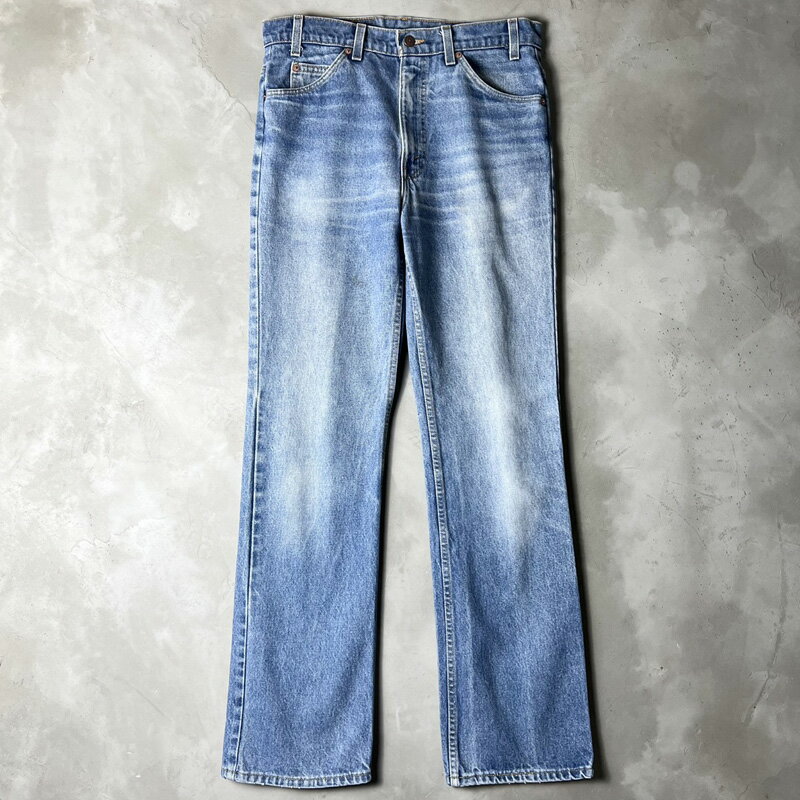 ヒゲ 90s USA製 Levis 517 フレア デニム パンツ 34 34 / 90年代 アメリカ製 リーバイス オールド ブーツカット ジーンズ ジーパン 【中古】 古着 アメリカ古着 USED ユーズド 中古 VINTAGE US古着 アメカジ