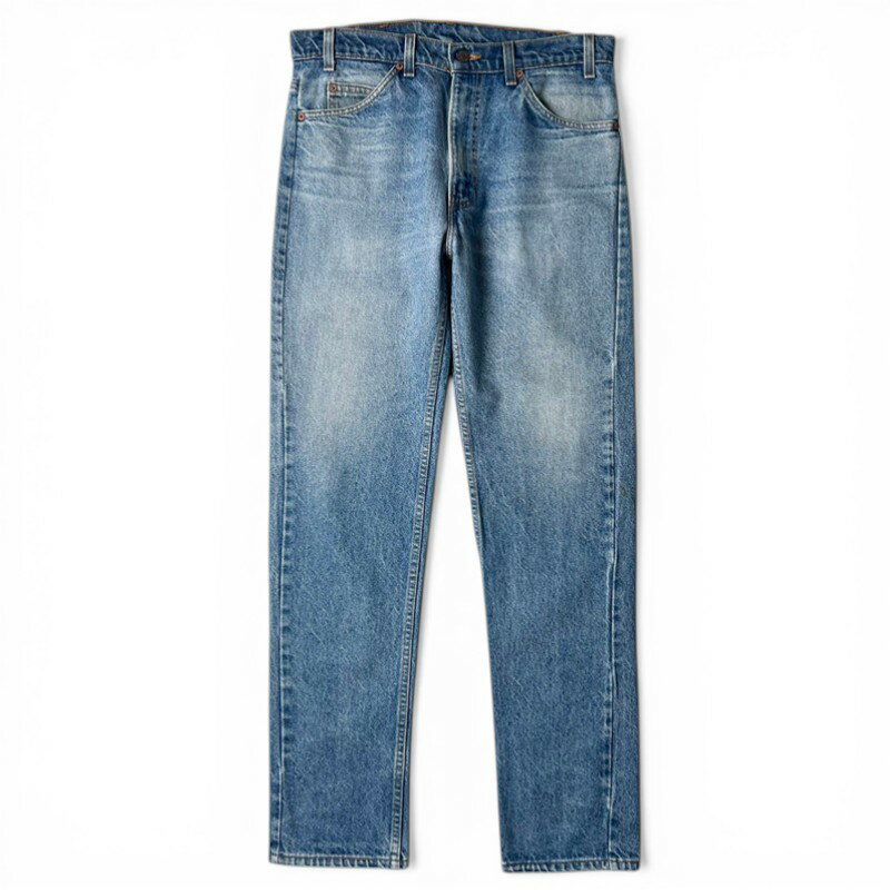 Rakuten - 90s USA製 Levis 505 デニム パンツ W33 L32 / 90年代 アメリカ製 リーバイス オールド ヒゲ ジーンズ ジーパン テーパード 【中古】 古着 アメリカ古着 USED ユーズド 中古 VINTAGE US古着 アメカジ