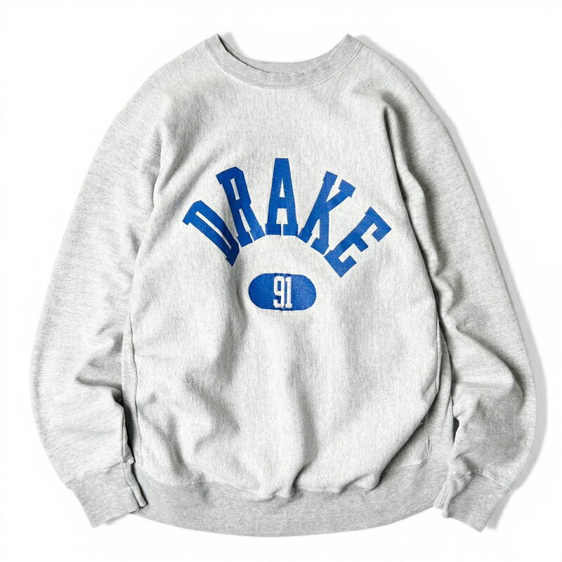 Rakuten - 90s USA製 DESERT SPORTSWEAR 2段 カレッジ プリント RWタイプ スウェット トレーナー XXL / 90年代 アメリカ製 オールド リバース グレー 【中古】 古着 アメリカ古着 USED ユーズド 中古 VINTAGE US古着 アメカジ