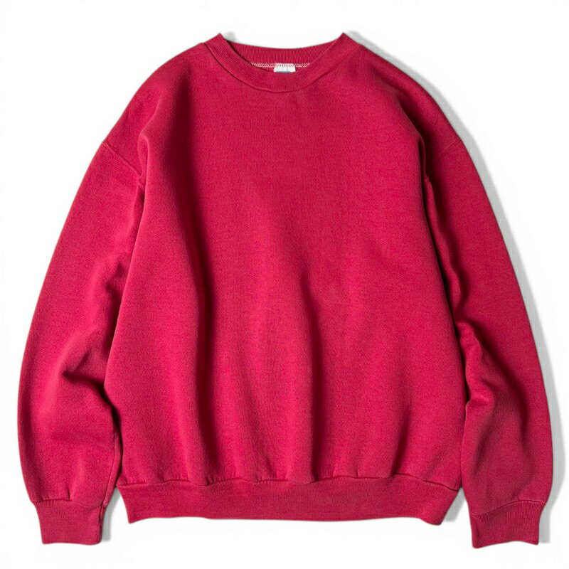 Rakuten - 80s USA製 RUSSELL 無地 スウェット トレーナー L / 80年代 アメリカ製 ビンテージ ラッセル ワイン レッド 【中古】 古着 アメリカ古着 USED ユーズド 中古 VINTAGE US古着 アメカジ