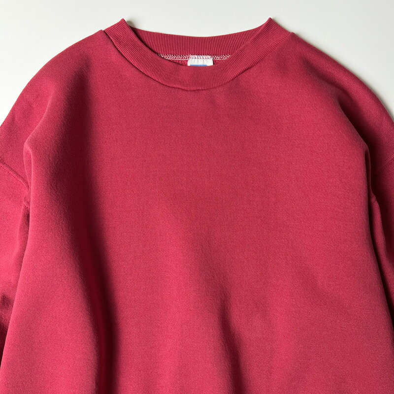 80s USA製 RUSSELL 無地 スウェット トレーナー L / 80年代 アメリカ製 ビンテージ ラッセル ワイン レッド 【中古】 古着 アメリカ古着 USED ユーズド 中古 VINTAGE US古着 アメカジ rumrage-10015093 US古着 RUMRAGE 楽天市場店 サンプル画像2