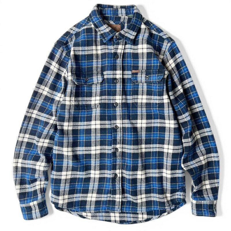 Rakuten - 00s ORVIS チェック 長袖 ヘビー フランネル シャツ S / 00年代 オールド オービス ネルシャツ コットン ポケット付き 【中古】 古着 アメリカ古着 USED ユーズド 中古 VINTAGE US古着 アメカジ