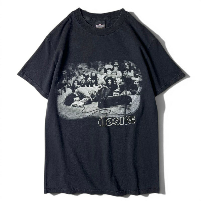 Rakuten - 00s The Doors ジムモリソン プリント 半袖 Tシャツ S / 00年代 オールド ドアーズ バンド バンT 黒 ブラック 【中古】 古着 アメリカ古着 USED ユーズド 中古 VINTAGE US古着 アメカジ