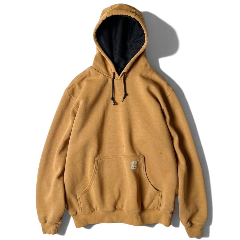 雰囲気系 00s Carhartt サーマル ライナー スウェット フード パーカー / 00年代 オールド カーハート トレーナー プルオーバー 【中古】 古着 アメリカ古着 USED ユーズド 中古 VINTAGE US古着 アメカジ