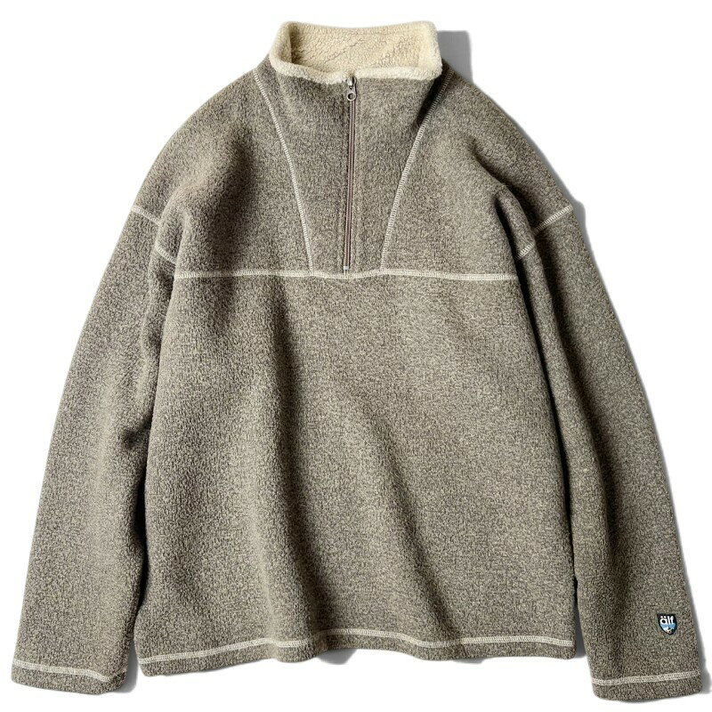 alf ハーフジップ プルオーバー フリース ジャケット L / KUHL クール アルフ ハイネック ALFPACA ボア ジャンパー 【中古】 古着 アメリカ古着 USED ユーズド 中古 VINTAGE US古着 アメカジ