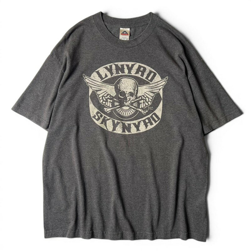 Rakuten - 00s Lynyrd Skynyrd オフィシャル 2004 スカル プリント 半袖 Tシャツ XL / 00年代 オールド レーナード スキナード バンド バンT 【中古】 古着 アメリカ古着 USED ユーズド 中古 VINTAGE US古着 アメカジ