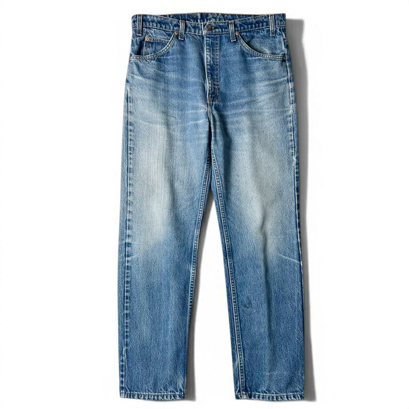 Rakuten - ヒゲ 90s USA製 Levis 505 デニム パンツ W35 L30 / 90年代 アメリカ製 リーバイス オールド ジーンズ ジーパン テーパード 【中古】 古着 アメリカ古着 USED ユーズド 中古 VINTAGE US古着 アメカジ