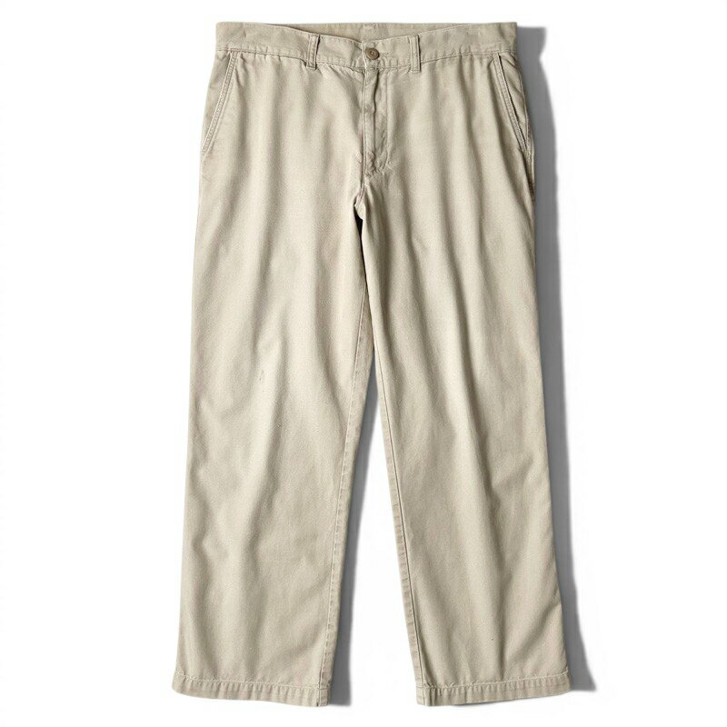 Rakuten - 00s 00年製 Patagonia オーガニックコットン ダック パンツ 34 / 00年代 オールド パタゴニア カーキ ベージュ 【中古】 古着 アメリカ古着 USED ユーズド 中古 VINTAGE US古着 アメカジ