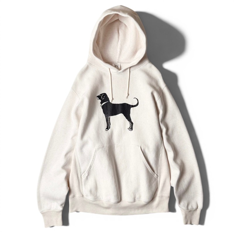 Rakuten - 90s The Black Dog ドッグ プリント スウェット フード パーカー M / 90年代 オールド RW タイプ リバース 犬 プルオーバー トレーナー 【中古】 古着 アメリカ古着 USED ユーズド 中古 VINTAGE US古着 アメカジ