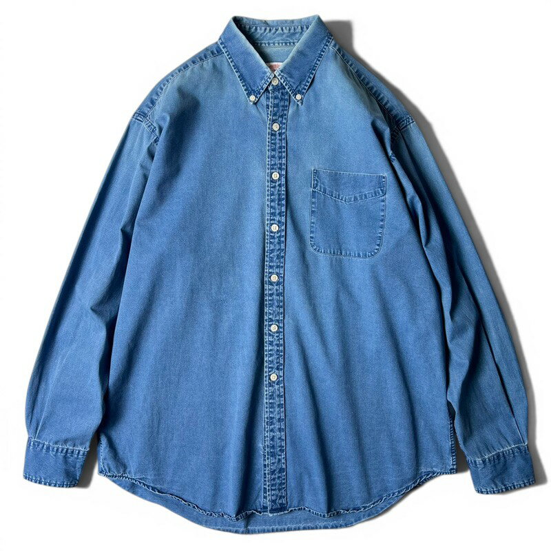 Rakuten - 80s Brooks Brothers 長袖 コットン ボタンダウン シャツ L / 80年代 アメリカ製 ビンテージ ブルックスブラザーズ 無地 【中古】 古着 アメリカ古着 USED ユーズド 中古 VINTAGE US古着 アメカジ