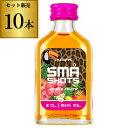 SMAショット（スマショット） ジャングルフルーツ 20ml 10本セット リキュール フレーバードウォッカ デンマーク 長S