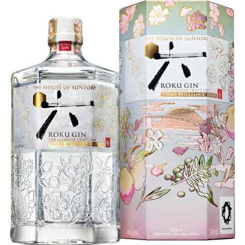 数量限定 サントリー ROKU <六> OSAKA BRILLIANCE EDITION 700ml 47度 大阪万博記念ボトル ジャパニーズ クラフト ジン ロク オオサカ エディション ブリリアンス JAPANESE CRAFT GIN 長S