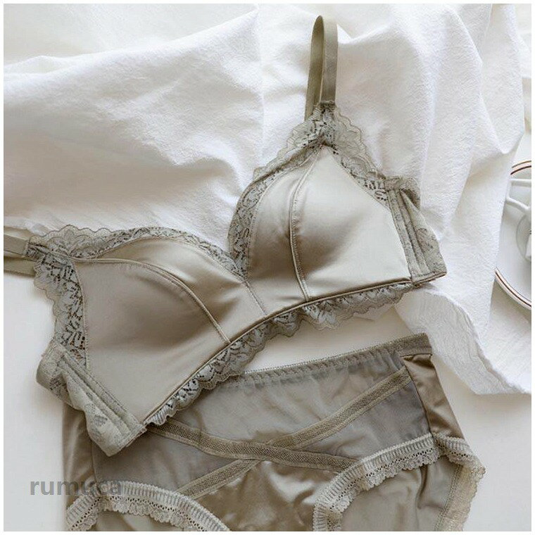 ブラジャー ショーツセット バストアップ 可愛い おしゃれ フルカップ ノンワイヤー ナイトブラ 大きいサイズ 谷間 脇高 補正 補正下着