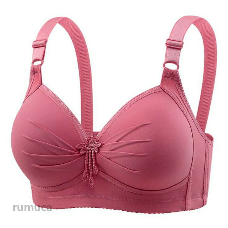 Rakuten - 【2枚セット】着痩せブラ 大きいサイズ ノンワイヤーブラジャー ブラジャー 胸を小さく見せるブラジャー レディース 痛くない 薄め ノンワイヤー 薄