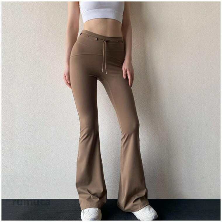 Room Wear - かわいい ヨガパンツ ヨガウェア ストレッチ ヨガウェア 美脚 おしゃれ ピラティス レディース ヨガレギンス スパッツ ボトムズ ウェア