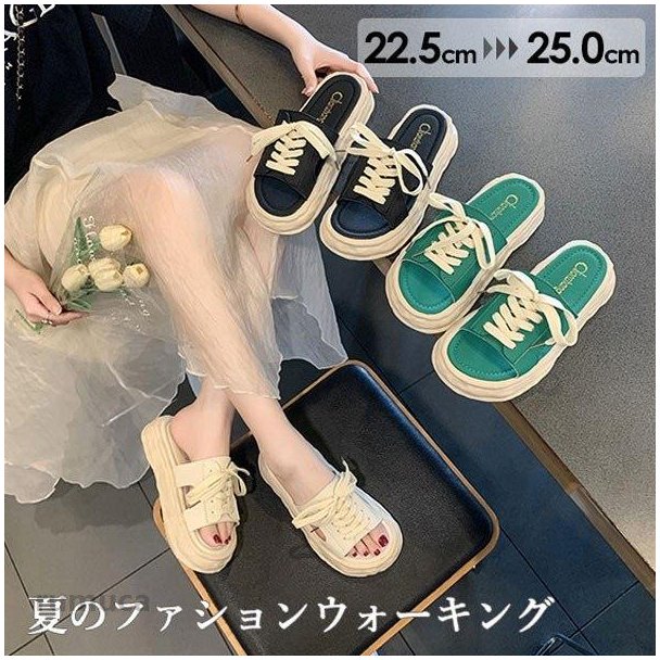 サンダルレディース厚底靴履きやすい...