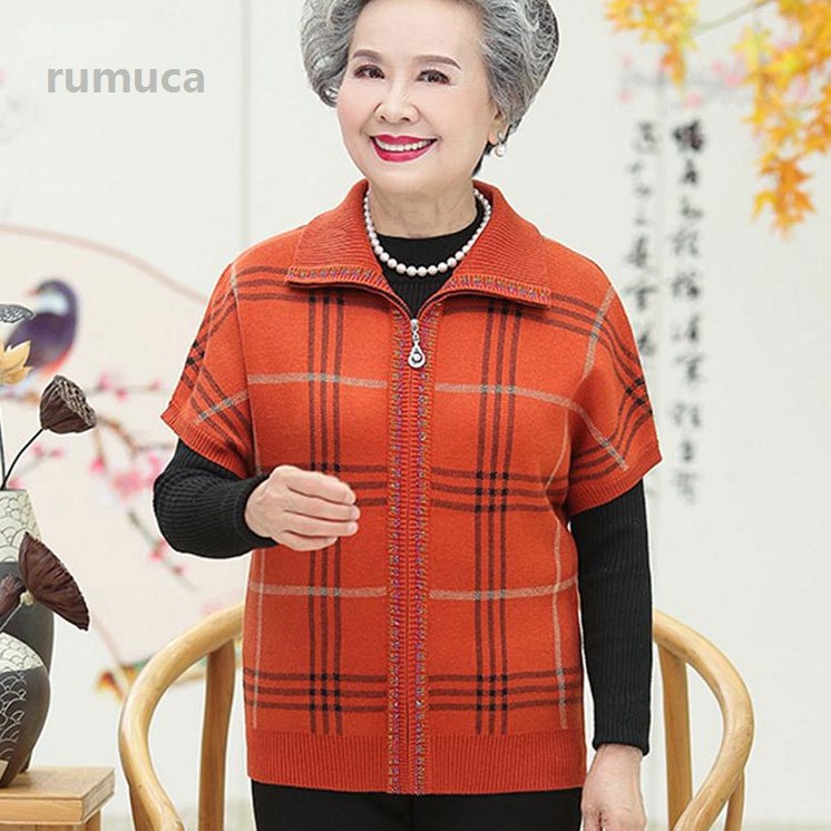 敬老の日 着やすい 施設 洋服 おしゃれ 老人 ニットカーディガン お年寄り 60代 ミ...