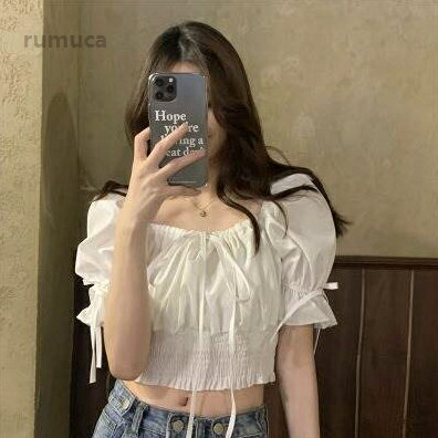 キュート 大人可愛い キュート ショート こなれ感 細身 パフスリーブ 存在感 カットソー 抜け感 スリム 半袖 シンプル 送料無料 トップス ブラウス カットソー ショート 半袖 パフスリメーカー希望小売価格はメーカーカタログに基づいて掲載しています