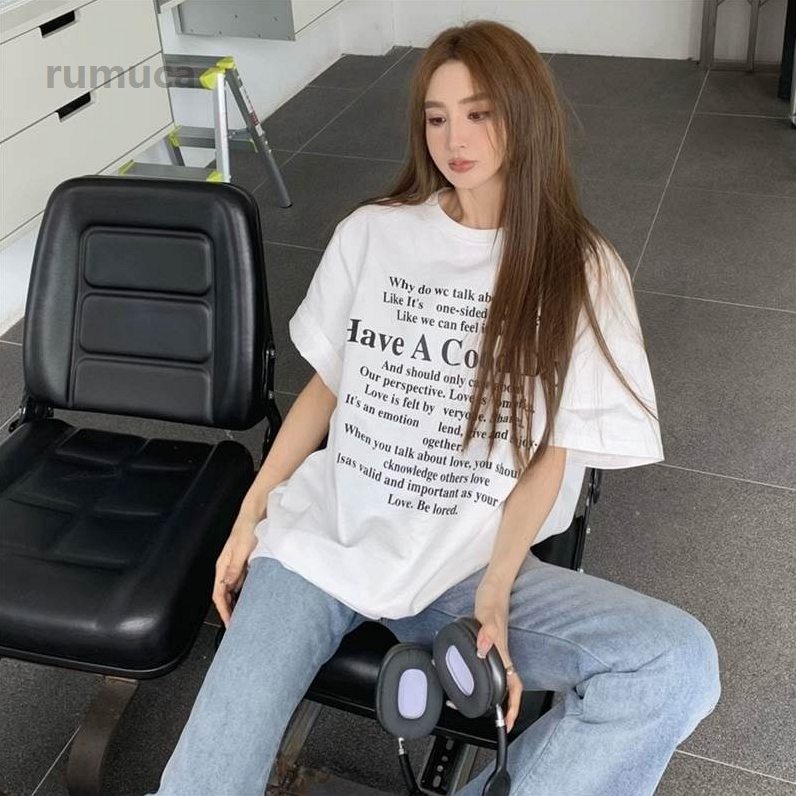 乐天商城 - トップス 半袖 トップス Tシャツ かっこいい スポーティー 襟なし クール お洒落 ラフ モード系 シンプル 大人 袖あ