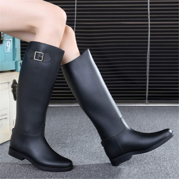 Boots - レイン靴 おしゃれ 台風 通学 ショートブーツ 通勤 耐滑 無地 防水 雨靴 靴 梅雨 ブラック 晴雨兼用 長靴 梅雨対策 レディース