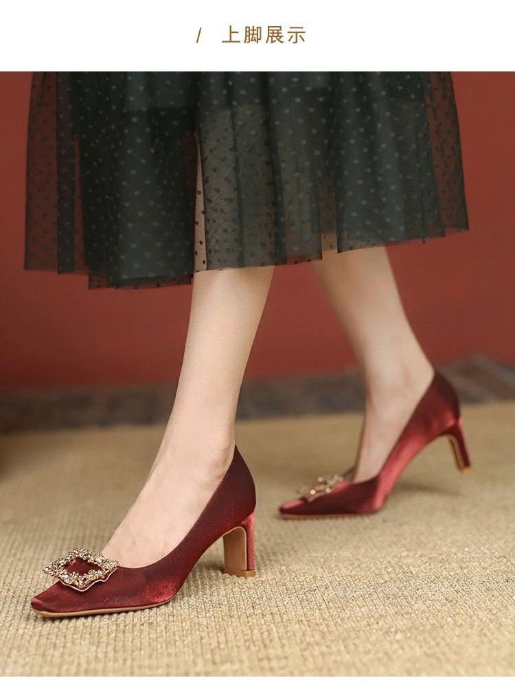 パンプス ポインテッドトゥ 痛くない heel 6.5cm フォーマル レディース オフィス ...
