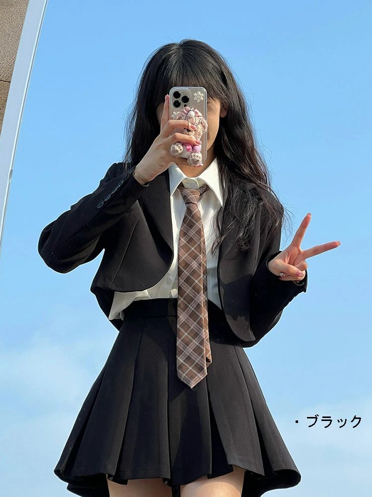 卒業式 スーツ 女の子 大きいサイズ フォーマル スーツ 卒服 女の子 韓国 制服 プ...