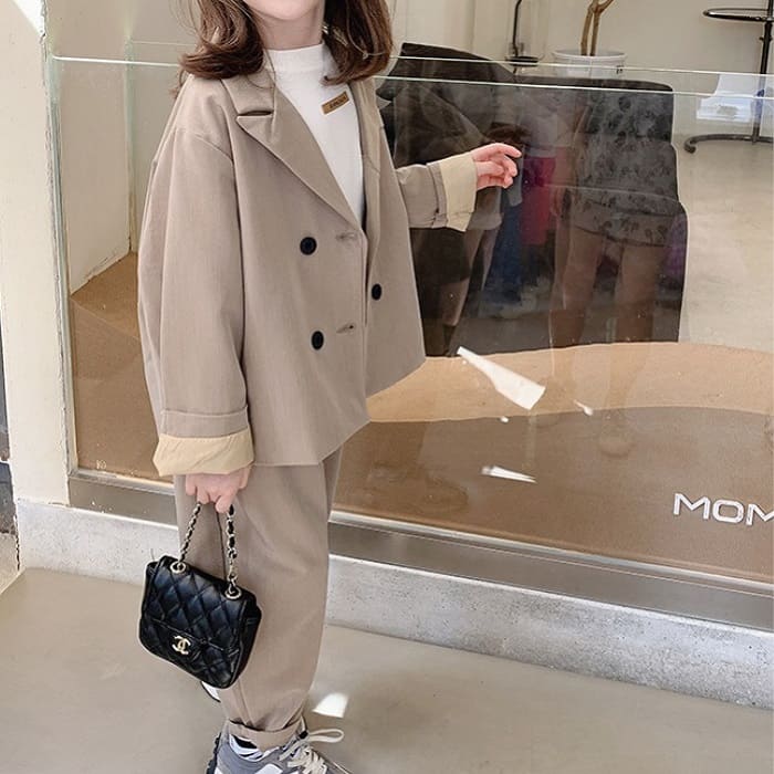 乐天商城 - パンツスー ジュニア キッズ 子供服 子ども 長袖 フォーマル 結婚式 音楽会 参観日 発表会 卒園式 卒業式 入園式 入学式 女の子
