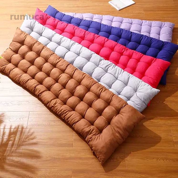 Rumucaのロングクッ 背もたれ 北欧風 ロング丈 ロングイス クッション 座布団 チェアクッション シートクッション リクライニングチェア｜アングル2