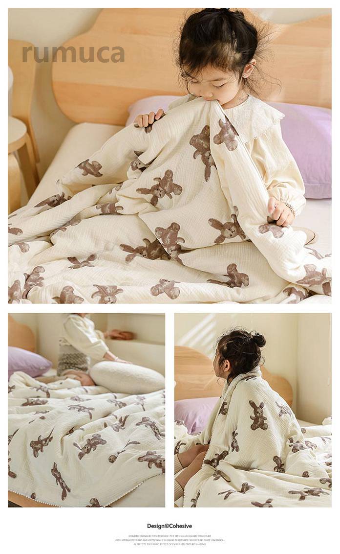 ガーゼ布団 肌掛けふとん 肌布団 可愛い キッズサイズ120×150cm 掛ふとん ガーゼ ...