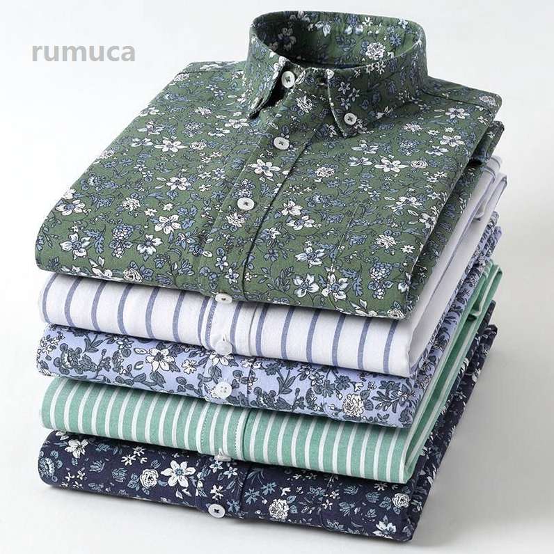 Rakuten - メンズ服 春服 メンズらしい 春服 ビジネス 柄シャツ メンズ ボタンダウンシャツ 長袖シャツ メンズ メンズシャツ メンズ