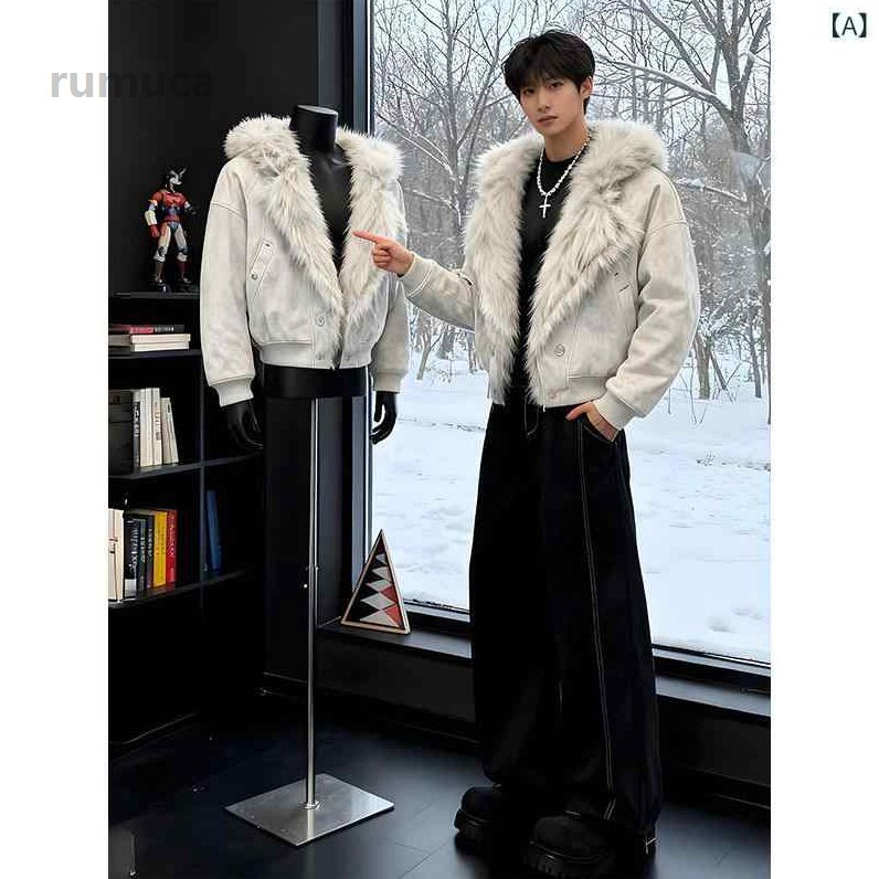 School Uniforms - ファッション 春夏 秋冬 かっこいい オシャレ モテ 男性用 紳士服 服 韓国 シンプル 大人 冬用 厚手 暖かい中綿 ジャ