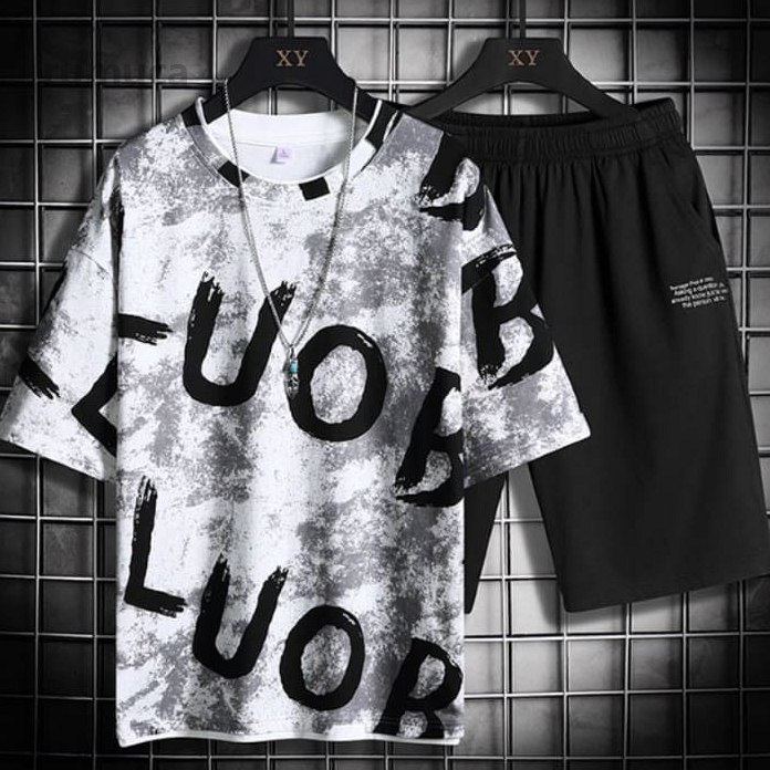 Shirts - メンズ 夏 スウェット 上下 ジャージ 大きいサイズ サマー 薄手 ショートパンツ トップス シャツ 生地 半