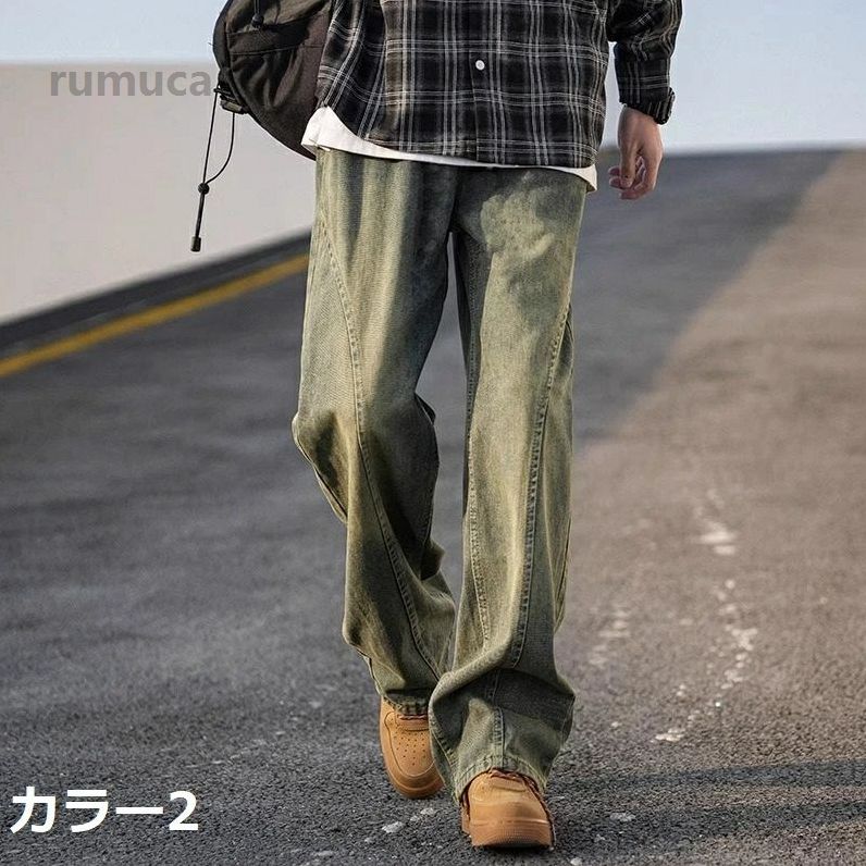 オ 快適 袴パンツ カジュアル 大きいサイズ 快適 人気 通気性 ゆったり 調整紐 無...