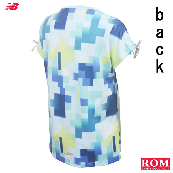 【半額、特価】ニューバランスnewbalanceランニングウエアNBW-51444WレディースＴシャツ【NBW51444WランニングRUNNINGＴシャツ半袖シャツウィンドＴシャツピステレースシャツNBウエアロムスポーツROM】02P11Mar16