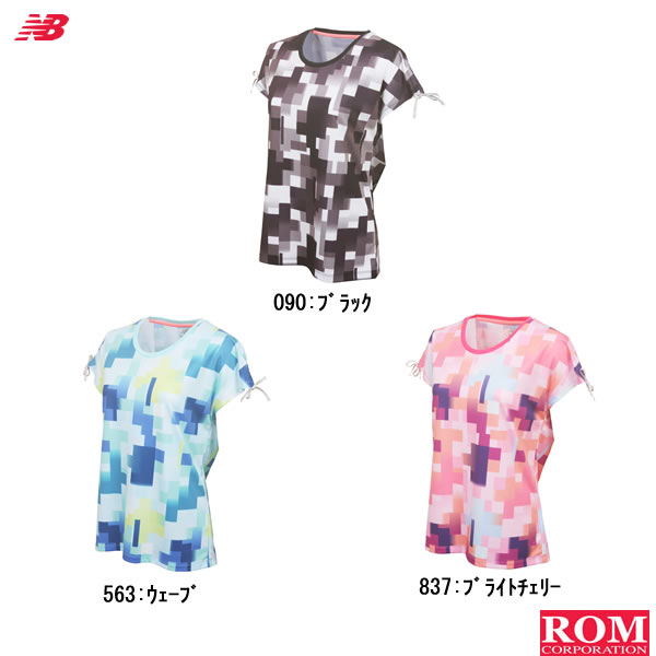 【半額、特価】ニューバランスnewbalanceランニングウエアNBW-51444WレディースＴシャツ【NBW51444WランニングRUNNINGＴシャツ半袖シャツウィンドＴシャツピステレースシャツNBウエアロムスポーツROM】02P11Mar16