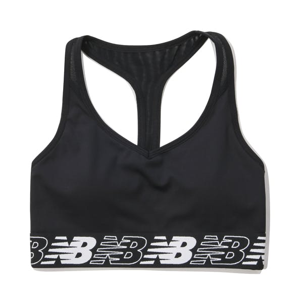 ニューバランス newbalance AWB11034BK レディース NB ペース ブラ スポーツブラ 【ジョギング マラソン ランニング トレーニング Tシャツ 半袖 ロムスポーツ ROM】 1